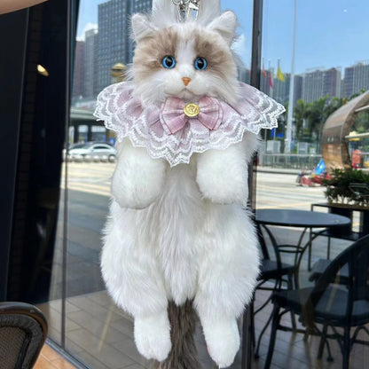 Plush Cat Doll Backpack