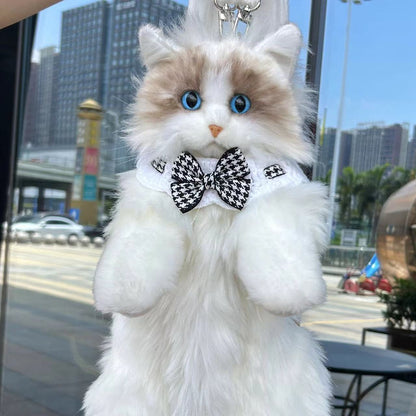 Plush Cat Doll Backpack