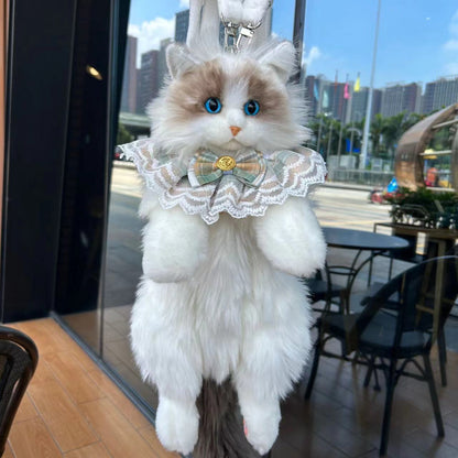 Plush Cat Doll Backpack