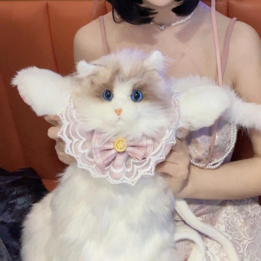 Plush Cat Doll Backpack