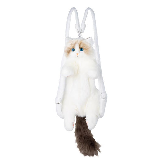 Plush Cat Doll Backpack