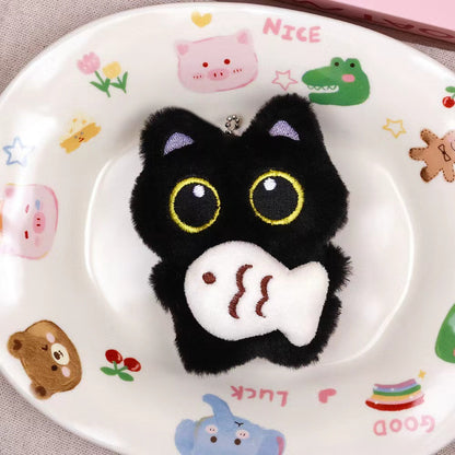 Plush Cat Pendant