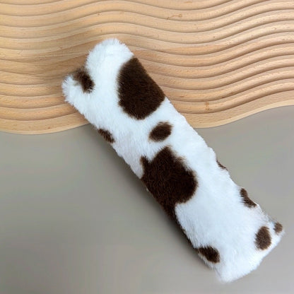 Plush Cat Pillow with Catnip and Rattling Paper
