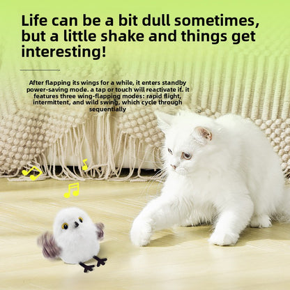 Plush cat sound-producing toy