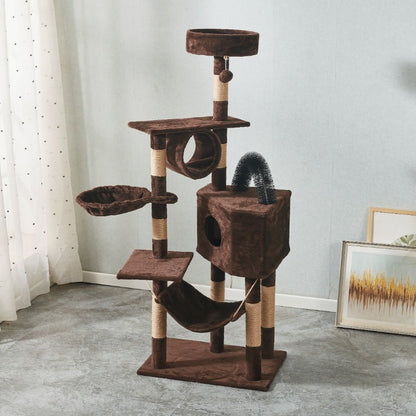 Plush cat tree