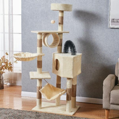 Plush cat tree