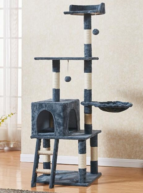 Plush cat tree