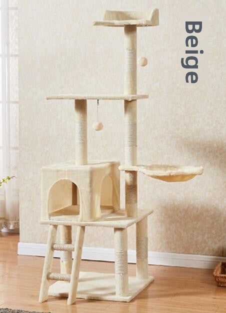 Plush cat tree