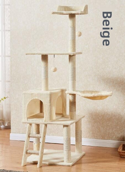Plush cat tree