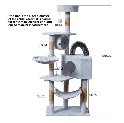 Plush cat tree