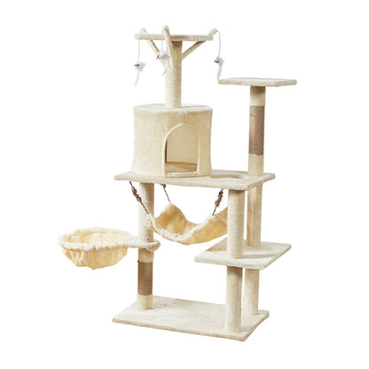 Plush cat tree