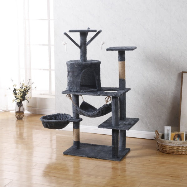 Plush cat tree