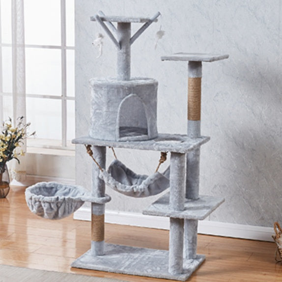 Plush cat tree
