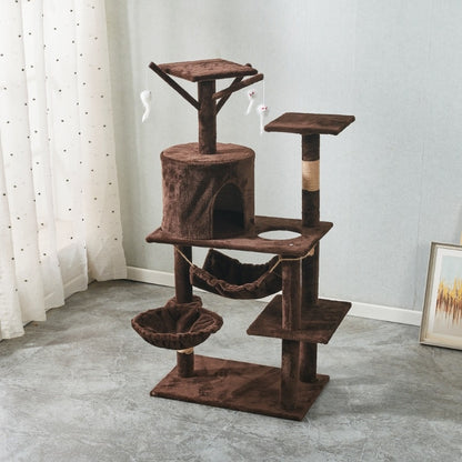 Plush cat tree