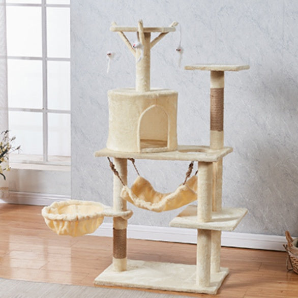 Plush cat tree