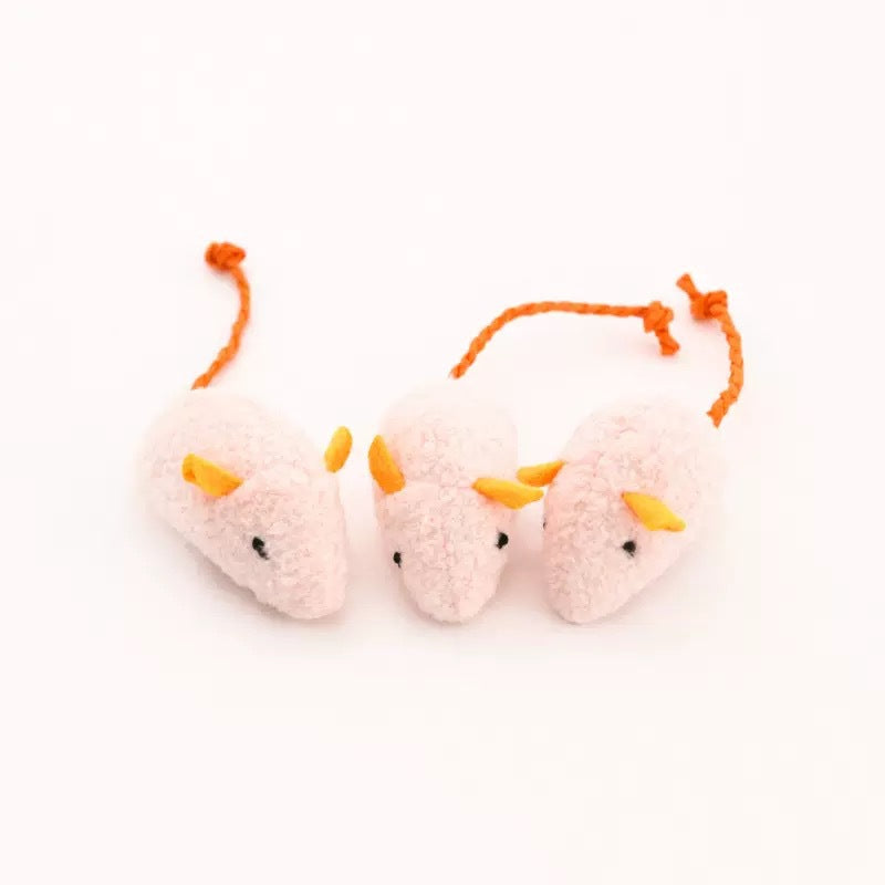 Plush Catnip Mouse Chew Toys