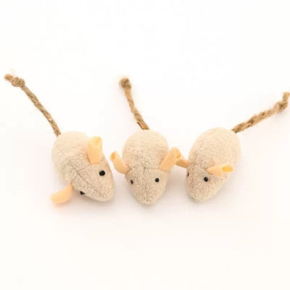 Plush Catnip Mouse Chew Toys
