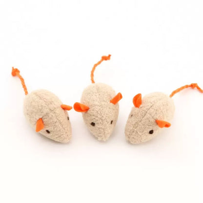 Plush Catnip Mouse Chew Toys