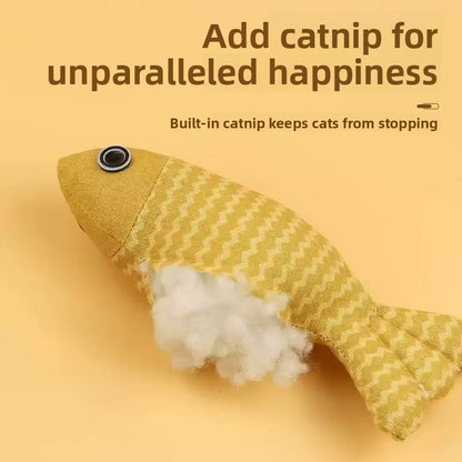 Plush Catnip Toy Fish