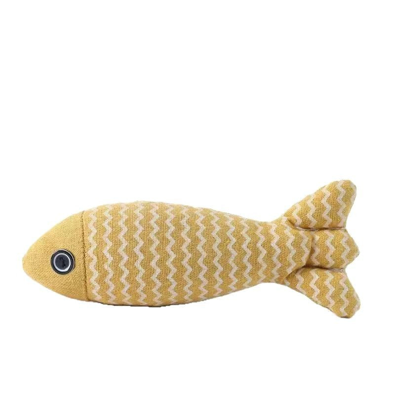 Plush Catnip Toy Fish