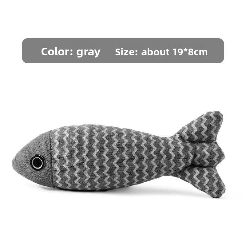 Plush Catnip Toy Fish