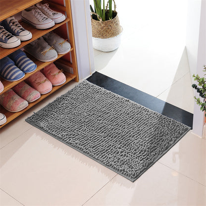 Plush Chenille Absorbent Anti-slip Floor Mat