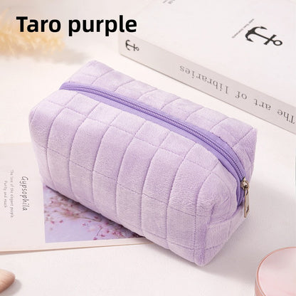 Plush Cosmetic Storage Bag