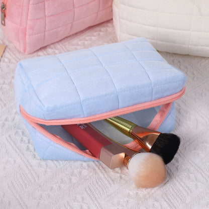 Plush Cosmetic Storage Bag