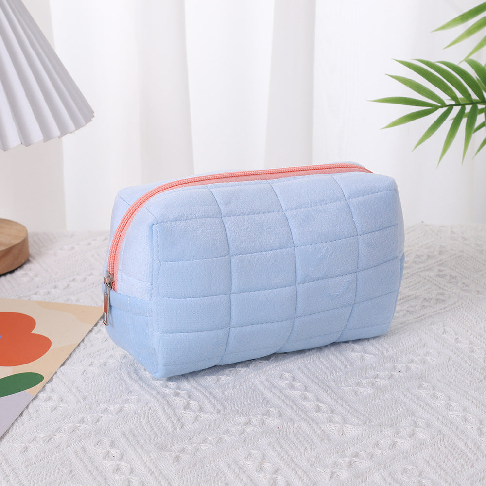 Plush Cosmetic Storage Bag