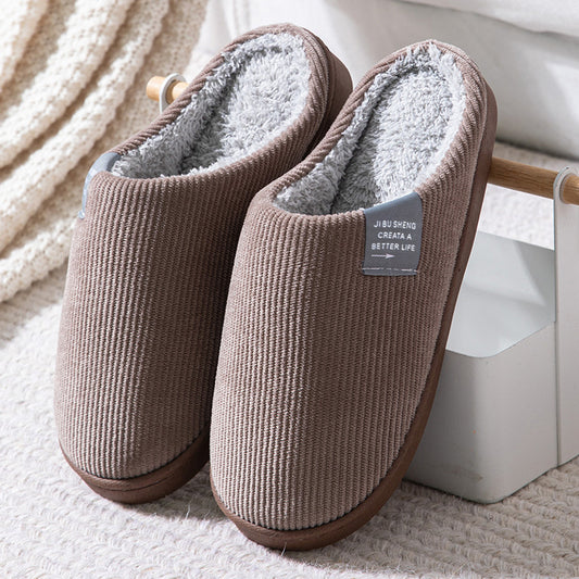 Plush Cotton Home Slippers