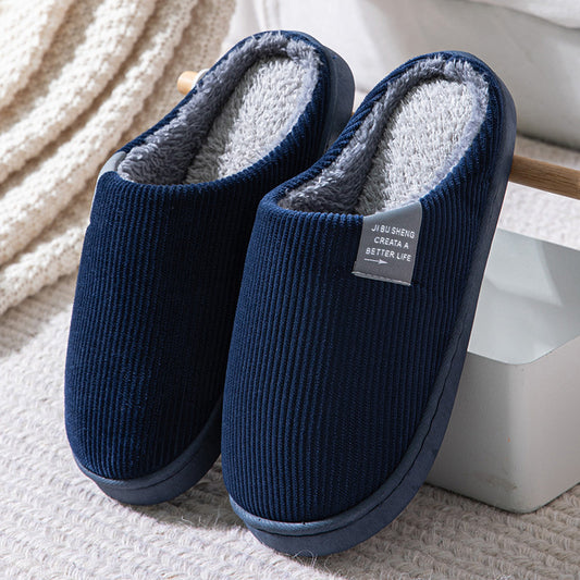 Plush Cotton Home Slippers