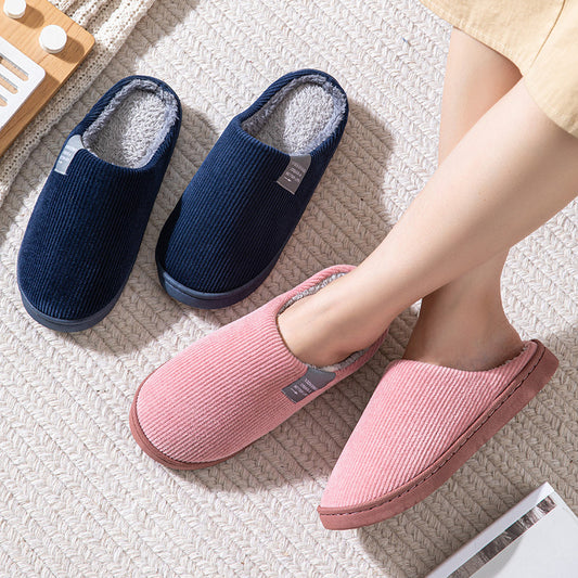 Plush Cotton Home Slippers
