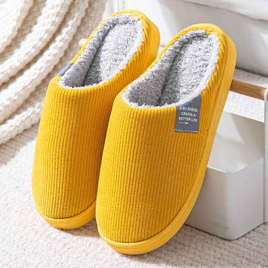 Plush Cotton Home Slippers