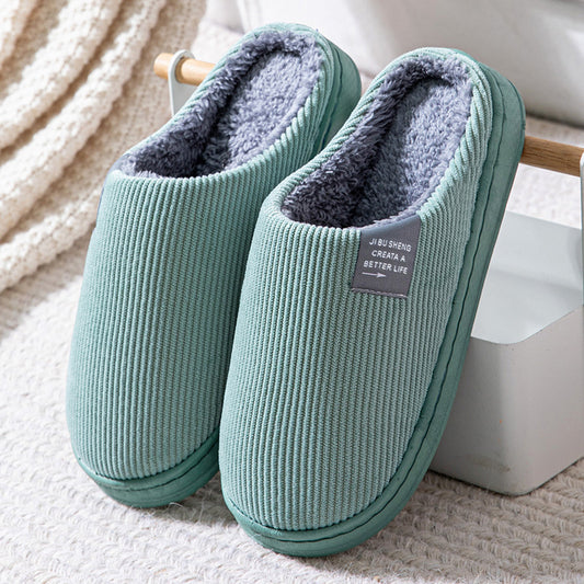 Plush Cotton Home Slippers