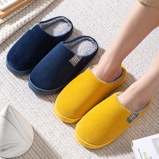 Plush Cotton Home Slippers