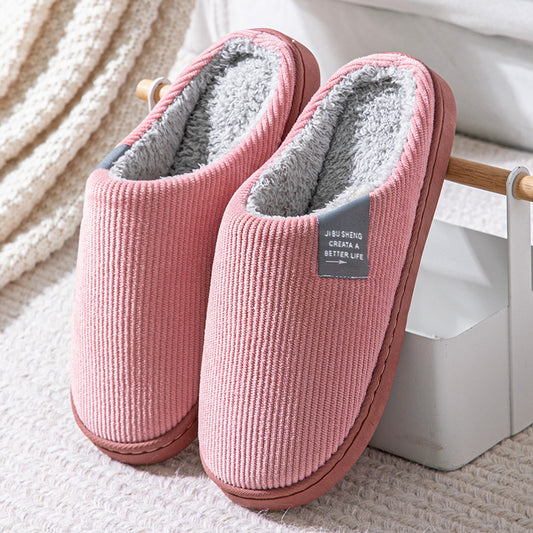 Plush Cotton Home Slippers