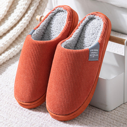 Plush Cotton Home Slippers