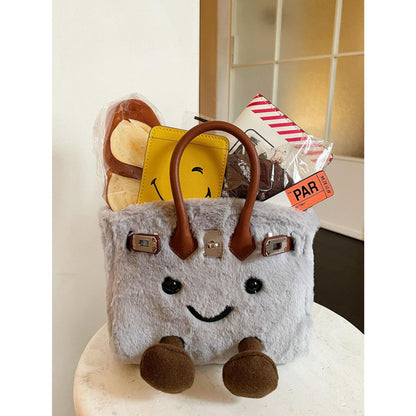 Plush Crossbody Handbag