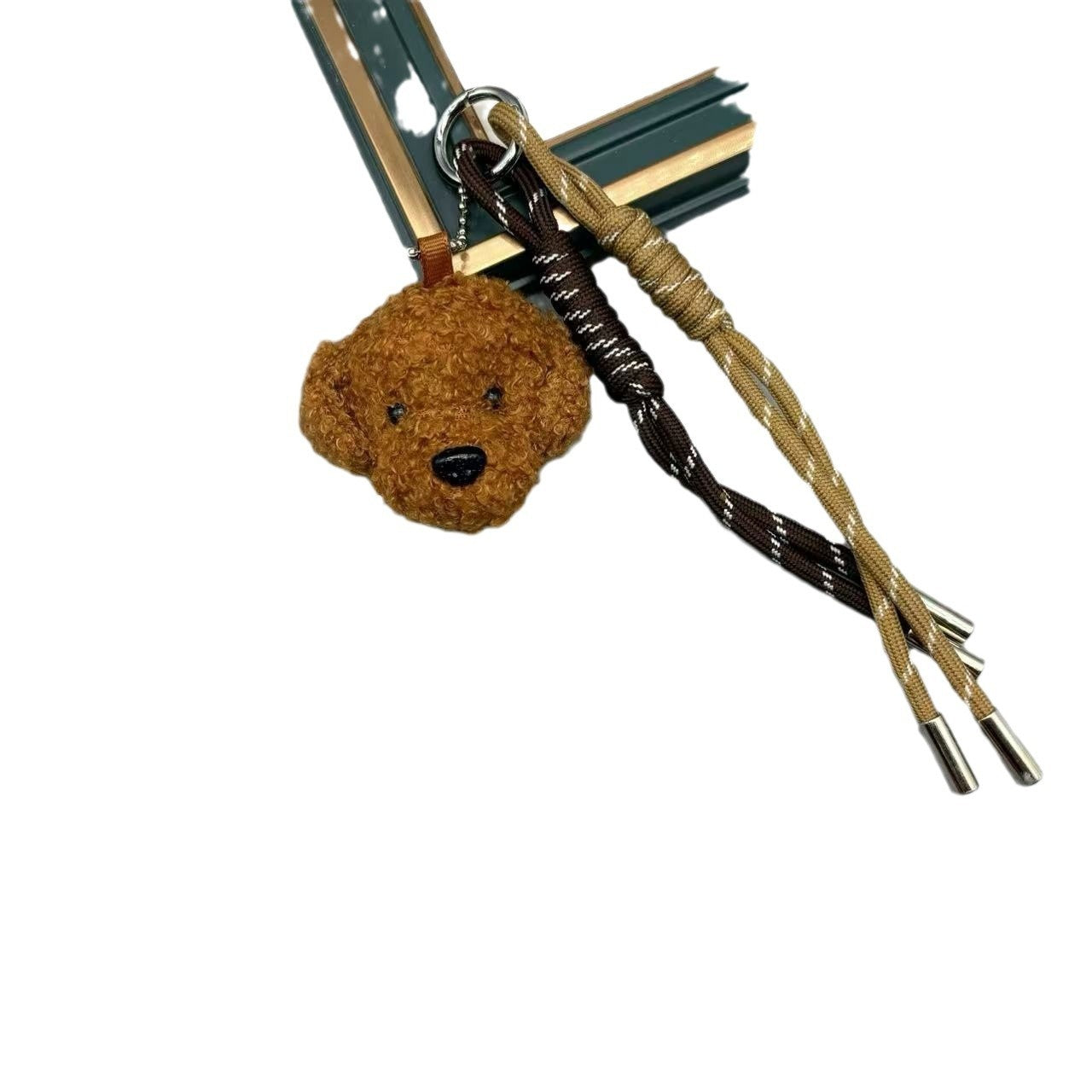 plush dog pendant