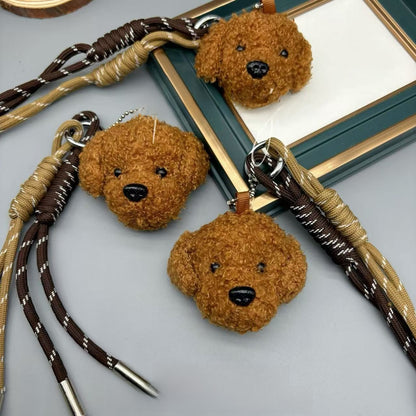 plush dog pendant