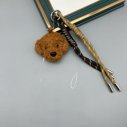 plush dog pendant