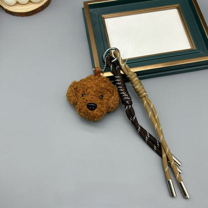 plush dog pendant