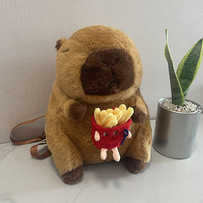 Plush doll bag
