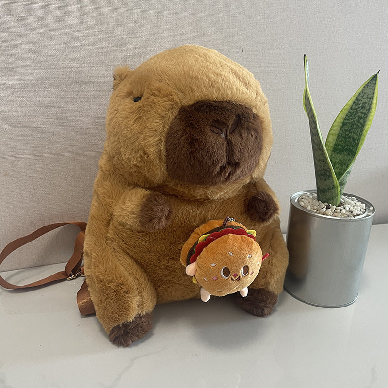 Plush doll bag