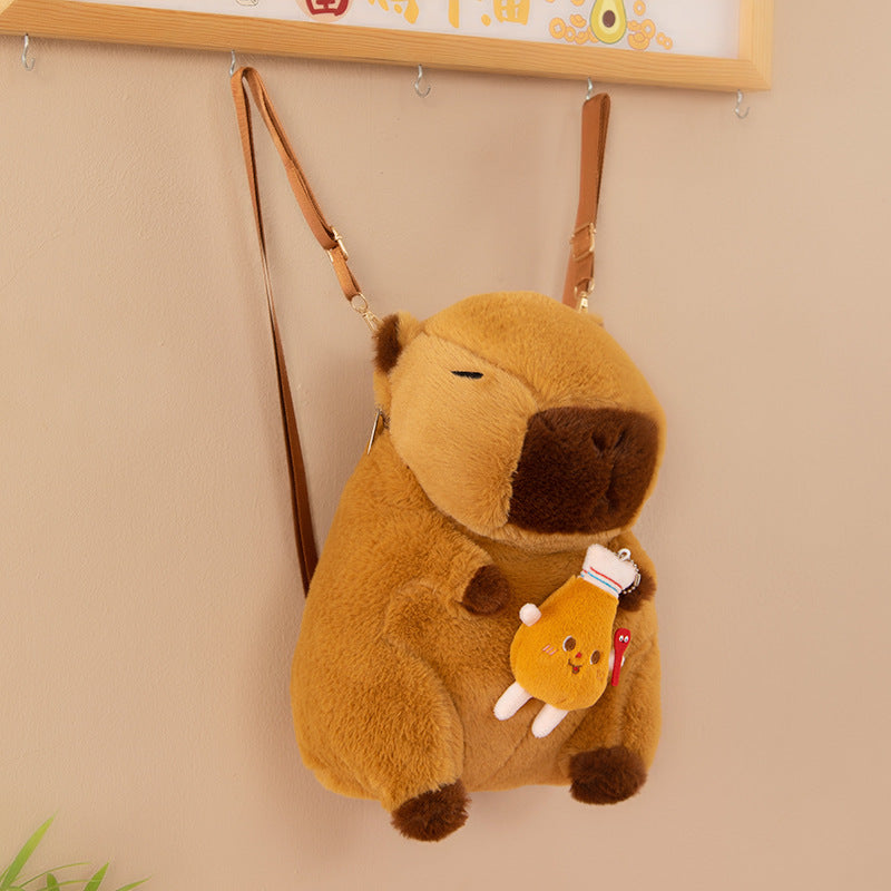 Plush doll bag