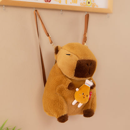 Plush doll bag