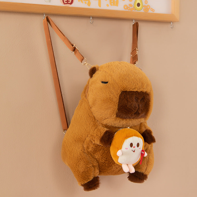 Plush doll bag