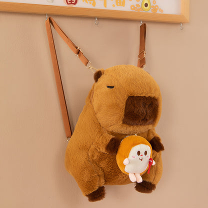 Plush doll bag