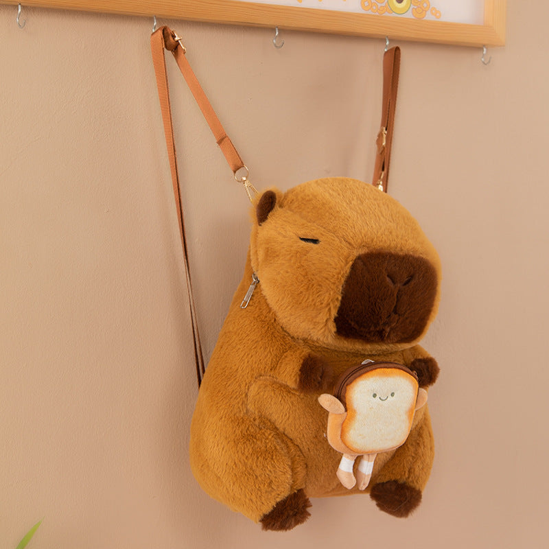 Plush doll bag