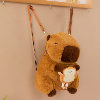 Plush doll bag